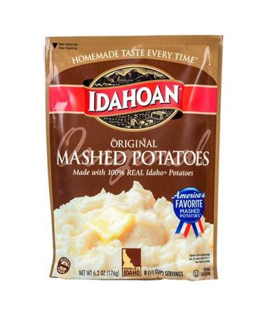 Idahoan Mashed Potatoes - Orginal - 6.2 OZ- 4 Bags 6.2 Ounce (Pack of 4)