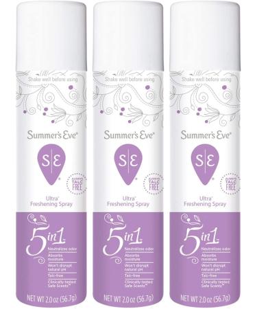 Summer's Eve Feminine Deodorant Spray, Ultra Extra Strength, 2 oz (Pack of 3)
