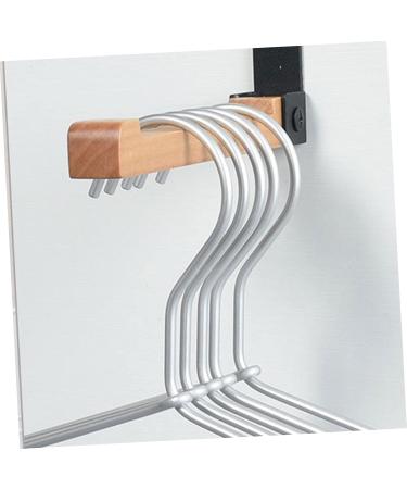 KOMBIUDA Door Hook Multi-Function Clothes Hook Over Door Towel Hook Towel Hangers Wall Coat Hanger Black Iron 17.5X16CM Black - Buy Online on GoSupps.com