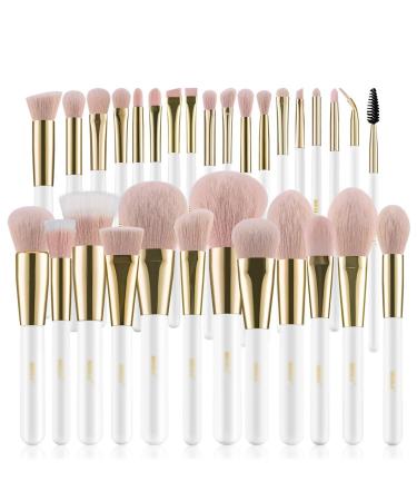 Makeup Brushes Professional Foundation Eyeshadow Powder Brushes Pink Synthetic Make Up Brush Set