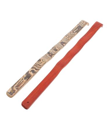 Magiclulu 2 piece of tickle scratch back scratches for men wood back scratchy body scratching tools wood back scratch massage gear skin scratches wooden massager portable back scratch