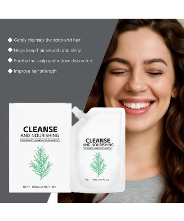  BRVLY Rosemary amino acid shampoo hair growth shampoo for men and women reduces frizz cleanses and nourishes the scalp controls oily scalp and hair - Buy Online on GoSupps.com