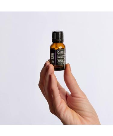 Hyssop 100% Pure Essential Oil - Batch Tested & Third Party Verified - Premium Quality (0.5 Fl Oz) - Buy Online on GoSupps.com