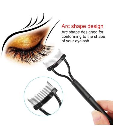 DEWIN Separator Mascara - Metal Eyelash Comb & Foldable Lash Brush for Perfect Makeup - Buy Online on GoSupps.com