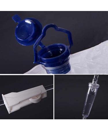 Buy Reusable Home Enema Kit | 1200ML Colon Cleaning & Detox | Silicone Hose & 10 Replacement Tips - Buy Online on GoSupps.com