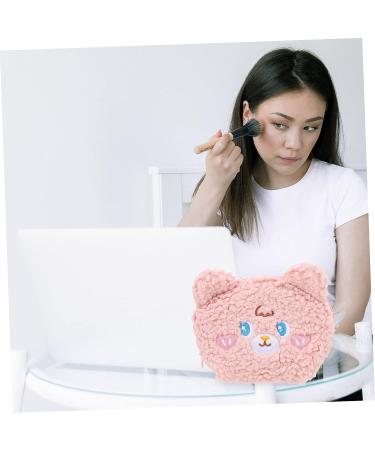 FOMIYES Plush Cosmetic Bag & Organizer for Women - Travel Makeup Vanity & Toothbrush Organizer - Pink 15.5X12X5.5CM - Buy Online on GoSupps.com