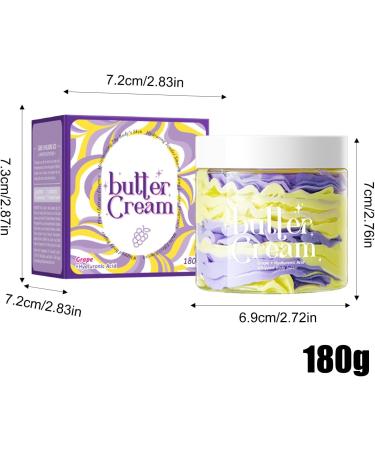  Generisch Blueberry Moisturizing Butter Cream | Hyaluronic Acid Multi-Moisturizing Cream Firming and Lifting Anti-Aging Smoothing Nourishing for All Skin Types - Buy Online on GoSupps.com