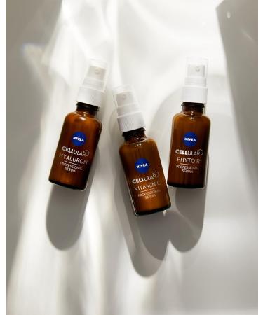 NIVEA Cellular Professional Serum HYALURON (1 x 30 ml) Face serum with a formula containing hyaluronic acid Moisturizing and plumping care for all skin types - Buy Online on GoSupps.com