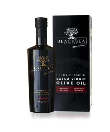 BLACKSEA | Extra Virgin Olive Oil | Ultra Premium | 500ml | Filtered | International Prices 2023 | (100% Arbequina olives) | New harvest 2023/2024