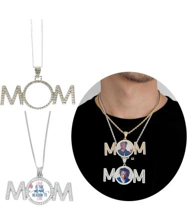 OralGos Sublimation Necklace - Unique Mom Pattern Heat Transfer Clavicle Chain Jewelry for Mother's Day - Perfect Gift! - Buy Online on GoSupps.com