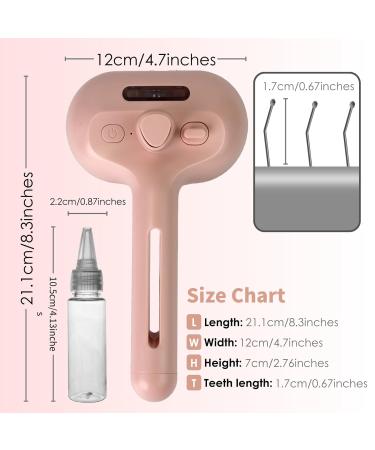 Premium Cat Brush with Water Tank & Self-Cleaning Button | Anti-Static & Knotting Dog Brush for Long & Short Hair Pink - Buy Online on GoSupps.com