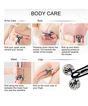 Buy SUNMAY 3D Face Roller - Microcurrent Facial Massage & Skin Tightening Massager for Double Chin Removal - Silver Edition - Buy Online on GoSupps.com