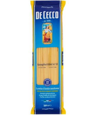  Zeus Party De Cecco Spaghetti N 11 Hard Grain Sole Paste 500 g 3 Packs - Buy Online on GoSupps.com