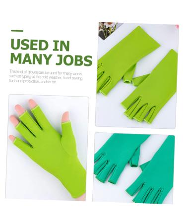 FRCOLOR 6 Pairs Mitts Gloves Reusable Sewing Hand Cover Hand Sewing Flex Tools Crochet Tools Manicure Tools Nail Art Tools Hand Protective Cover Supplies Work Radiation Protection Spandex - Buy Online on GoSupps.com