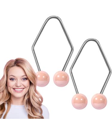 Smile Trainer Facial muscle trainer for a beautiful hollow smile Beauty aid for cheek lift for working sleeping reading typing studying Pink - Buy Online on GoSupps.com