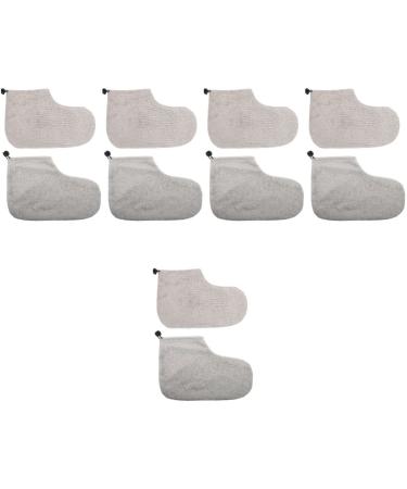 Beaupretty 5 Pairs Wax Therapy Warm Foot Cover Wax Therapy Foot Wraps Paraffin Wax Foot Covers Moisturizing Gloves Boots Wax Bags Foot Warming Cover Foot Therapy Warming Cover Foot Spa Cover