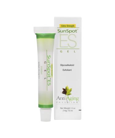 Lane Labs - SunSpot ES  Natural Exfoliating Gel  Skin Rejuvinating Ingredients  Including Aloe Vera and Tea Tree Oil (0.5 Ounce) 0.5 Ounce (Pack of 1)