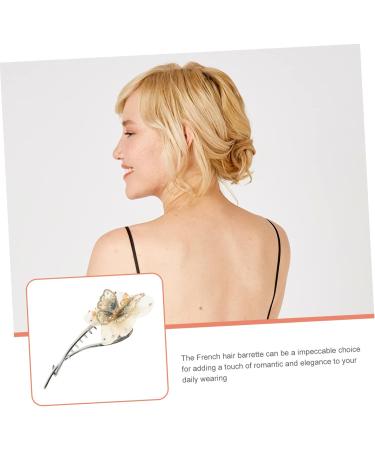 FRCOLOR Headpiece French Hairpin Curly Hair Ponytail Banana Hair Clips Hair Clip Butterfly French Clips Ponytail Hair Holder Hair Twist Miss - Buy Online on GoSupps.com