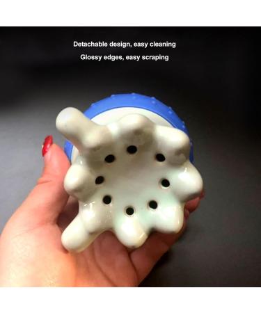 Moxibustion Box - Silicone-Ceramic Head Eye & Face Massage Pot for Neck Back & Stomach Relief - Buy Online on GoSupps.com