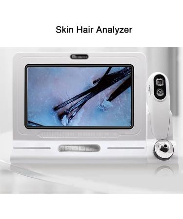 Scalp Detector 11 Inch Skin Diagnostic Hair Analyzer with LCD Display Screen and 50X/200X Lens Skin Diagnostic Scanner System for Home - Buy Online on GoSupps.com