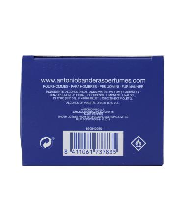 Antonio Banderas Blue Seduction 200 ml EDT Spray for Men by Antonio Banderas - Buy Online on GoSupps.com