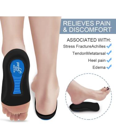 PORON Heel Cups for Heel Pain & Plantar Fasciitis Relief - Made in USA 2022 | Heel Cushions Inserts for Heel Spurs, Flat Feet, Tendinitis - Women 6-11.5/Men 4.5-9.5 C - Buy Online on GoSupps.com