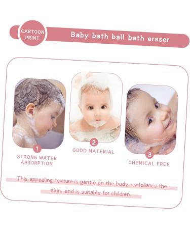 Ipetboom 15 Pcs Bath Ball & Sponge Set - Soft Polyester Bathing Essentials for Toddlers - Buy Online on GoSupps.com