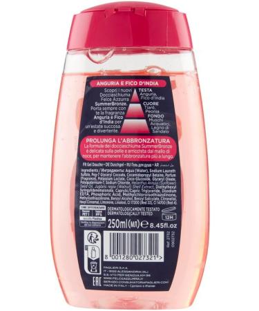  Italian Gourmet E.R. Felce Azzurra Doccia Summer Bronze Anguria e Fico d'India Summer Shower 4 x 250 ml Watermelon and Prickly Pear Bronze + Pulpa Italian Gourmet 400 g - Buy Online on GoSupps.com
