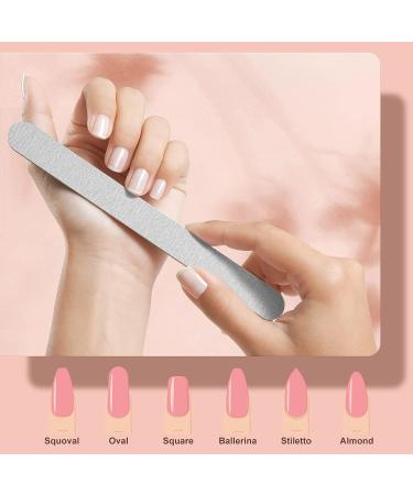 ANYI 25Pcs Nail File Set | 180/240 Grit Double Sided Emery Boards | Professional Fingernail Files for Manicure Pedicure | Coarse Nail Kit for Salon Quality Results - Buy Online on GoSupps.com