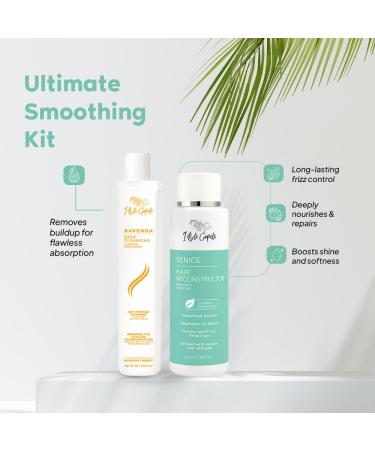 I Belli Capelli Venice Kit Smoothing Keratin 500ml/16.9 fl.oz + Anti-Residue Deep Cleansing Shampoo 300ml/10.1 fl.oz - Buy Online on GoSupps.com