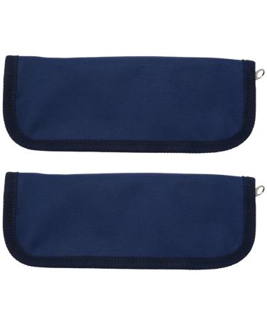 Srutueo 2PCS Insulin Cooler Travel Case Diabetic Medication Organizer Cooler Bag Navy Blue Easy to Use Navy Blue