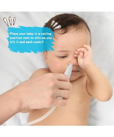 Baby Nasal Aspirator - Gentle Infant Nose Sucker for Newborns with 24 Filters - Fast, Reusable Mucus Aspirator and Nose Cleaner - Buy Online on GoSupps.com