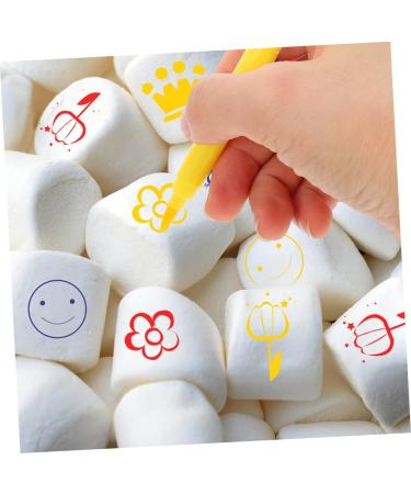 COLLBATH 6pcs Cake Boxes Biscuits Decor Portable Edible Markers Cake Coloring Edible Pens Food Pens Plastic - Buy Online on GoSupps.com