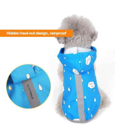 Shop BPS Waterproof Rain Jacket for Pets - Hooded & Durable for Small to Large Dogs - 100% Polyester - S Rosa 2 - Buy Online on GoSupps.com