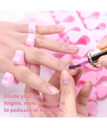 Coniya 50PCS Soft Sponge Toe Separators - EVA Foam Nail Art & Pedicure Tool for Perfect Manicures | International Shipping Available - Buy Online on GoSupps.com