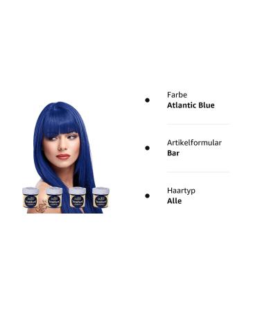 Buy La Riche Directions Semi-Permanent Hair Color - Atlantic Blue (Pack of 4 88ml Jars) | International Shipping Available - Buy Online on GoSupps.com