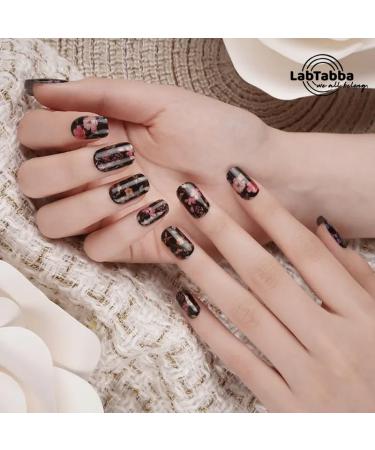 Semi Cured Gel Nail Strips - 20pcs Salon Quality DIY Nail Stickers | Easy Application | UV Light Required | Nightfall Fragrance - Buy Online on GoSupps.com
