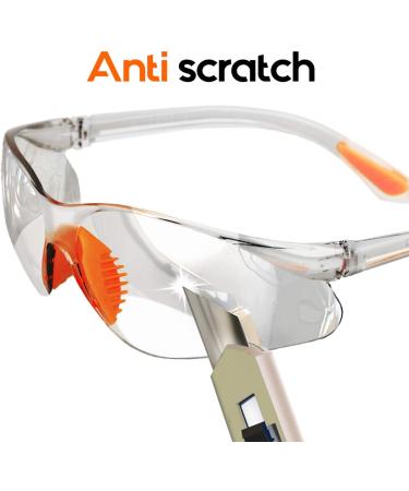 Safety Glasses UV 400 Protection for Eye Protection & Corded Earplugs Kit-Lightweight  Thick  Anti Fog  Scratch Resistant  Clear  Wraparound Eyewear for Indoor/Outdoor Work (Set of 3) - Buy Online on GoSupps.com