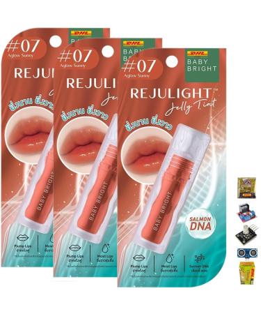 Bouncing Fluffy Moisture By Baifern Pimchanok Baby Bright Rejulight Jelly Tint 3g #07 Aglow Sunny (of 3) By Beautygoodshop Get Free For You Beauty Gifts Large Normal White