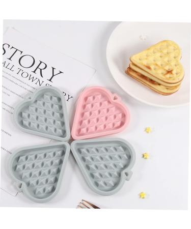 OUNONA 9 Pcs Mold Square Baking Mould Silicone Pans for Baking Chocolate Cortes Waffle Baking Pan Silicone Waffle Mould Heart Baking Pan Silicone Muffin Pan Lattice Silica Gel Products 12X11X1.6CMx3pcs Random Colorx3pcs - Buy Online on GoSupps.com
