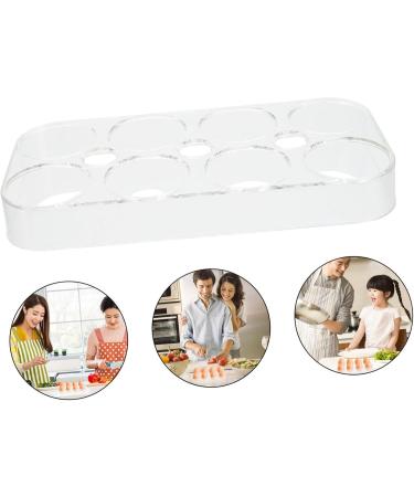 Beatifufu Deviled Egg Holder Egg Storage Box Tray Plastic Bins for Storage Fridge Organizers and Storage Egg Case Shelf Household Assorted Color 17.50X8.50X2.00CM - Buy Online on GoSupps.com