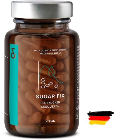 2x n 9 Sugar Fix: High Dose 400mg Cinnamon Capsules for Blood Sugar Balance - Vegan Supplement with Chromium Zinc Bitter Melon & Jambulbaum - 120 Count - Buy Online on GoSupps.com