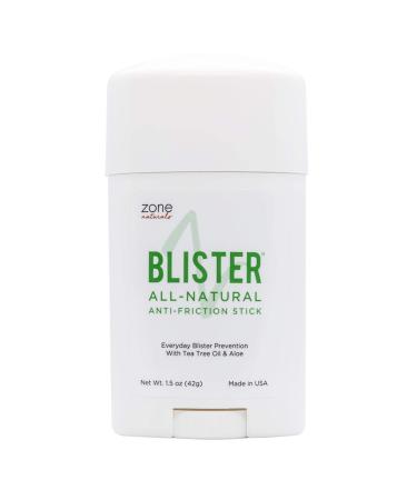 Zone Naturals All Natural Anti Blister Balm for Feet and Hands, 1.5 Ounce Stick
