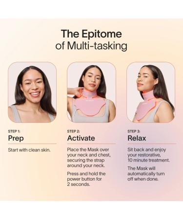 Solawave Neck & Chest Rejuvenating Mask | Light Therapy for Glowing Skin | Best Mask for Neck & Chest Care - Buy Online on GoSupps.com