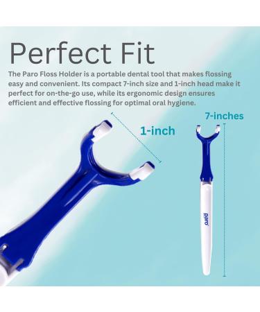 Buy Paro Dental Floss Holder - Reusable Flosser Handle for Optimal Oral Cleaning | Refillable & Easy to Clean | Ships Worldwide - Buy Online on GoSupps.com