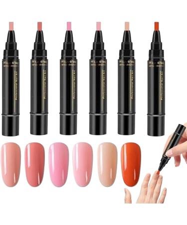 6-color gel nail polish kit without nail polish for professional manicures - Buy Online on GoSupps.com