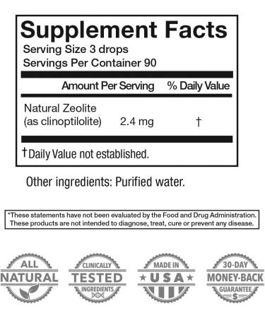 Natural Cellular Defense Liquid Zeolite Drops - Waiora Body Cleanse & Immune Support - pH Balance & Gut Health - Healthy Inflammatory Response - Buy Online on GoSupps.com