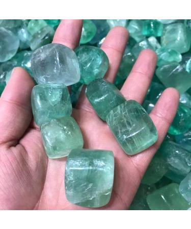 10pc Rough Natural Crystal Quartz Cube Stone Decoration Green Fluorite Quartz Tumbled for Ornaments Gifts Natural Stones and Minerals - Buy Online on GoSupps.com