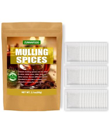 Zunhai Food Classic Mulling Spices Blend - 30 Tea Bags for Apple Cider - Buy Online on GoSupps.com