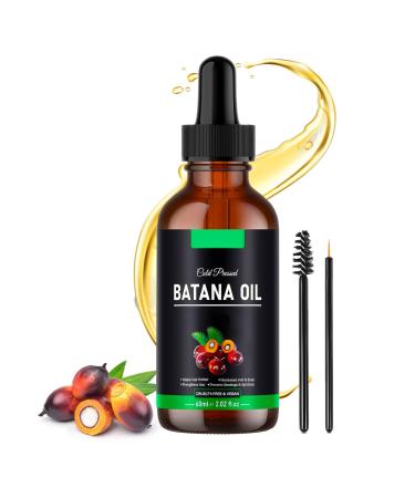 Batana Hair Oil 60 ml Hair Thickness, Repairs Damaged Hair, Strengthens and Nourishes Damaged Hair, Organic Natural Batana Oil